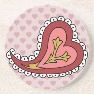 Paisley Heart Untersetzer