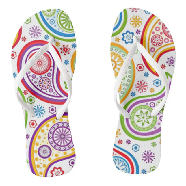 Paisley Heaven Flip Flops (Fußbett)