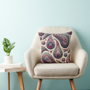 Paisley Hintergrundemuster Kissen