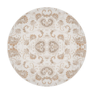 Paisley in Beige Ästhetik Moderne Tan Brown Schneidebrett