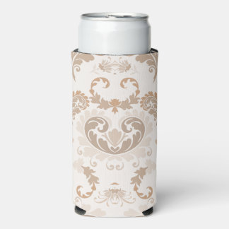 Paisley in Beige Ästhetik Moderne Tan Brown Selters Dosenkühler