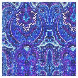 Paisley in blau stoff