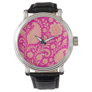 paisley india Printdesign Armbanduhr