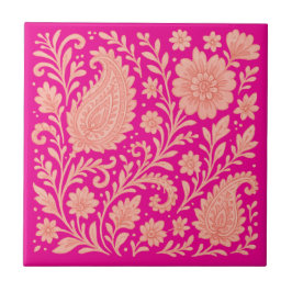 paisley india Printdesign Fliese