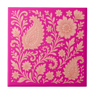 paisley india Printdesign Fliese