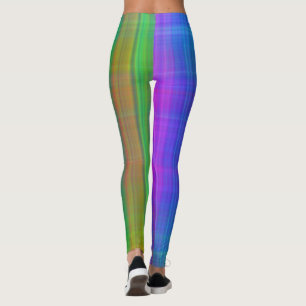 Paisley kariert leggings