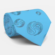 Paisley-Krawatte Hellblau