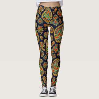 paisley leggings