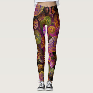 Paisley Lila Leggings