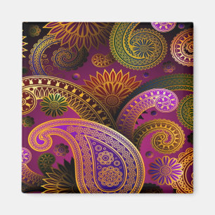 Paisley Lila Magnet
