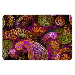 Paisley Lila Magnet