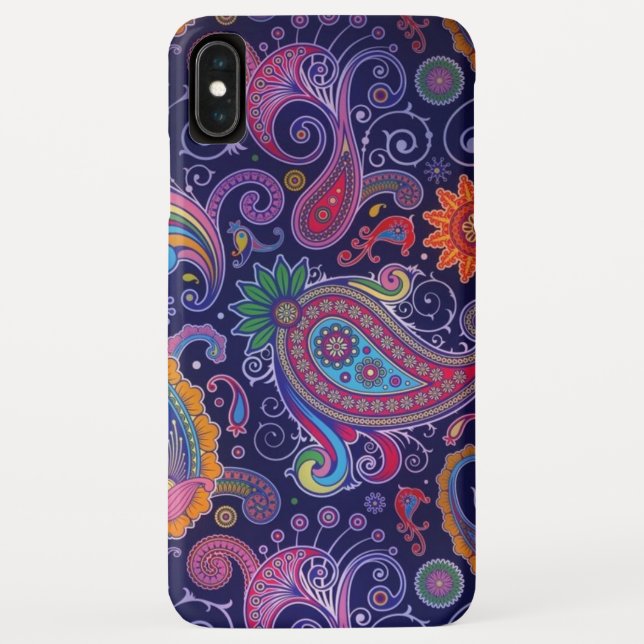 Paisley Lila Pink Case-Mate iPhone Hülle (Rückseite)