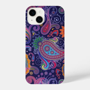 Paisley Lila pink iPhone 14 Hülle