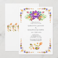 Paisley Lotus Blume Indian Couples Dusche