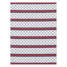 Paisley, Marine über Patriotic Stripes Tableclout Tischdecke