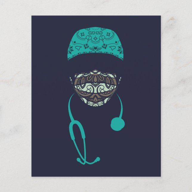 Paisley-Maske (Vorderseite)