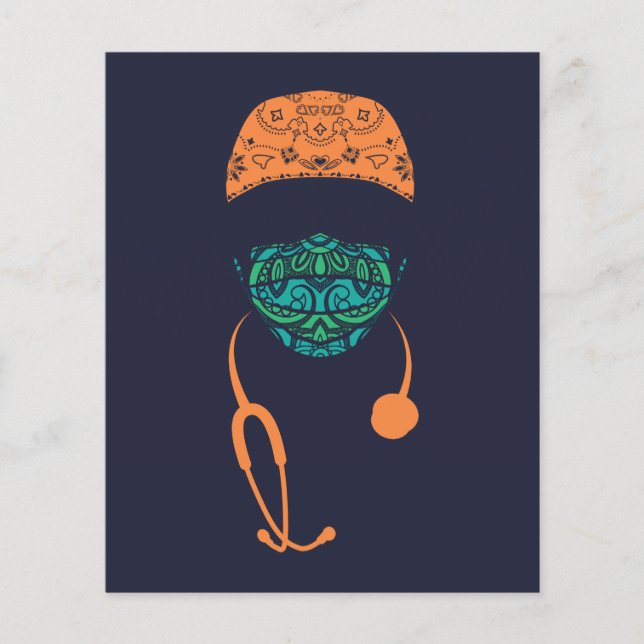 Paisley-Maske (Vorderseite)