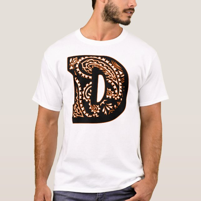 Paisley Monogram - D T-Shirt (Vorderseite)
