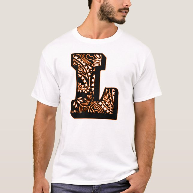 Paisley Monogram - L T-Shirt (Vorderseite)