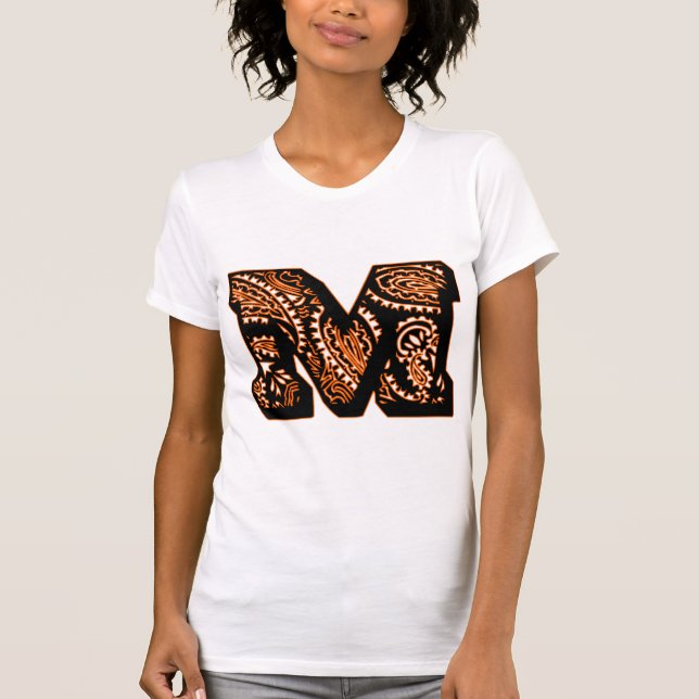 Paisley Monogram - M T-Shirt (Vorderseite)