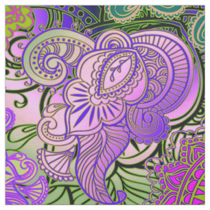 Paisley Mosaic Muster II + Ihre Ideen Stoff