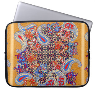 Paisley Multicolor-Schal-Design Laptopschutzhülle