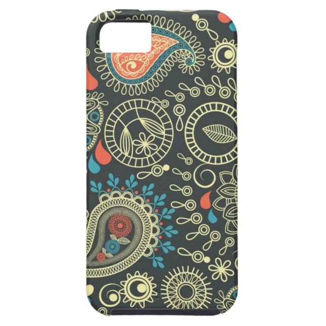 Paisley-Muster 3 Case-Mate iPhone Hülle (Rückseite)