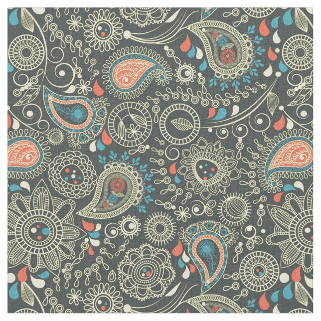 Paisley-Muster 3 Stoff (Nahaufnahme)