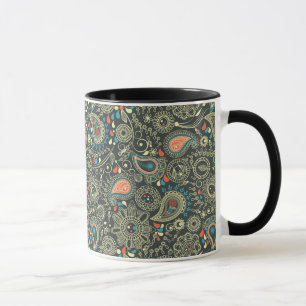 Paisley-Muster 3 Tasse