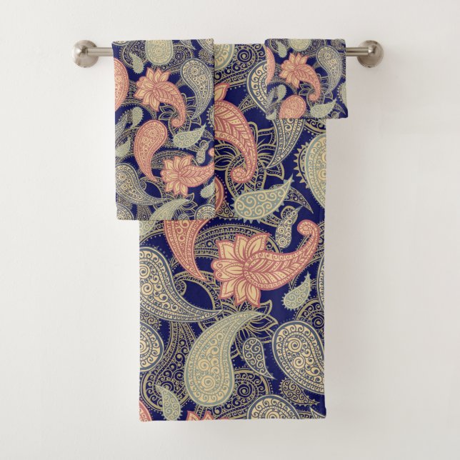Paisley-Muster  Badhandtuch Set (Insitu)