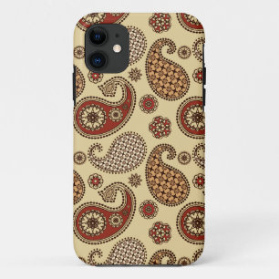 Paisley-Muster, braun, braun, beige Case-Mate iPhone Hülle