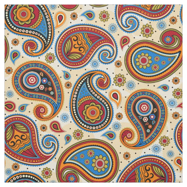 Paisley Muster bunt Stoff (Muster)
