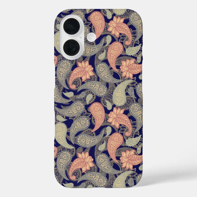 Paisley-Muster  Case-Mate iPhone Hülle (Rückseite)