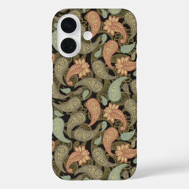 Paisley-Muster  Case-Mate iPhone Hülle (Rückseite)