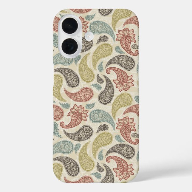 Paisley-Muster  Case-Mate iPhone Hülle (Rückseite)