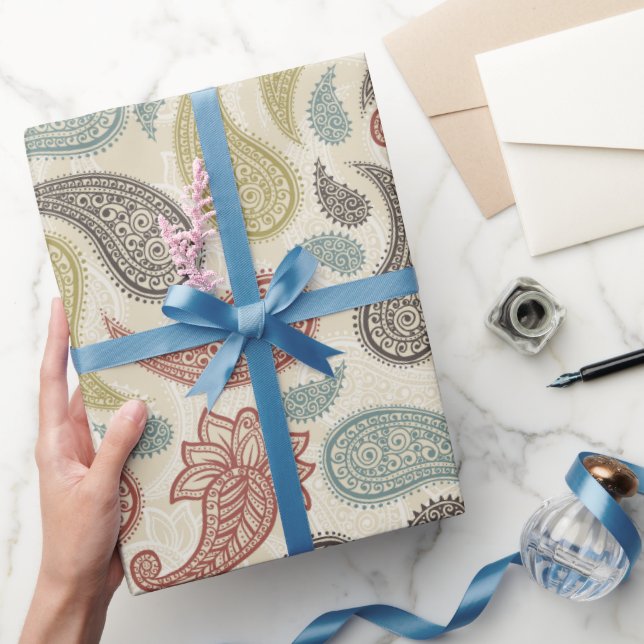 Paisley-Muster  Geschenkpapier (Schenken)