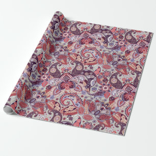 Paisley-Muster Geschenkpapier