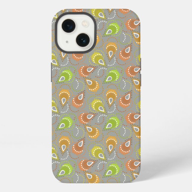 Paisley-Muster. iPhone Hülle (Rückseite)