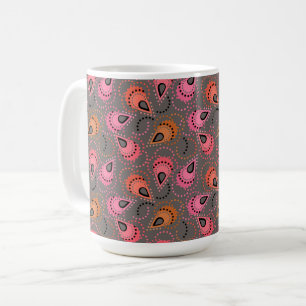 Paisley-Muster. Kaffeetasse