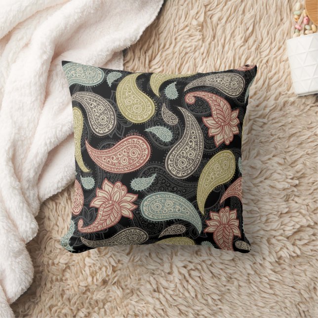 Paisley-Muster  Kissen (Decke)