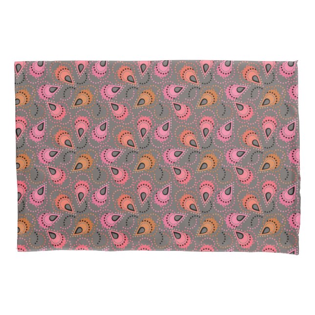 Paisley-Muster. Kissenbezug (Vorderseite)