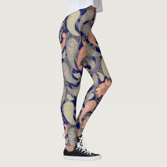 Paisley-Muster  Leggings (Rechts)