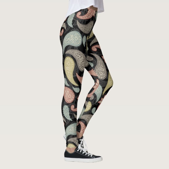 Paisley-Muster  Leggings (Rechts)