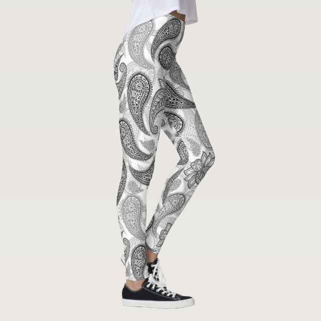 Paisley-Muster  Leggings (Rechts)