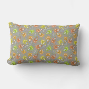 Paisley-Muster. Lendenkissen