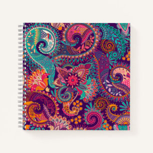 Paisley-Muster Notizbuch