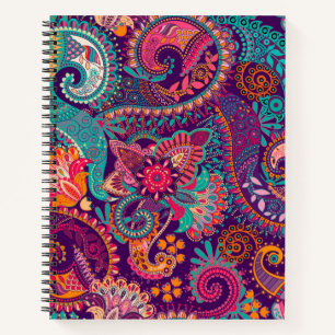 Paisley-Muster Notizbuch
