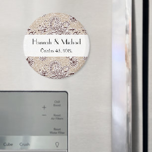 Paisley-Muster, persisches Paisley, Boteh, Hochzei Magnet