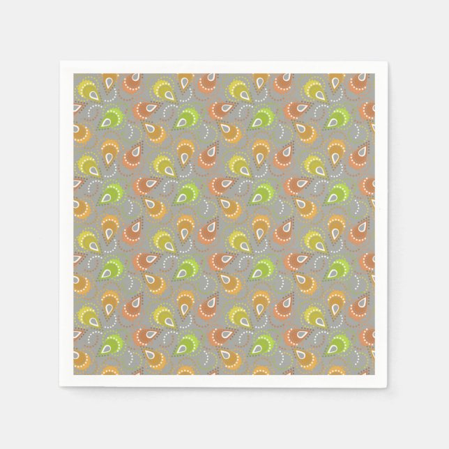 Paisley-Muster. Serviette (Vorderseite)