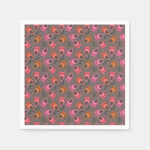 Paisley-Muster. Serviette